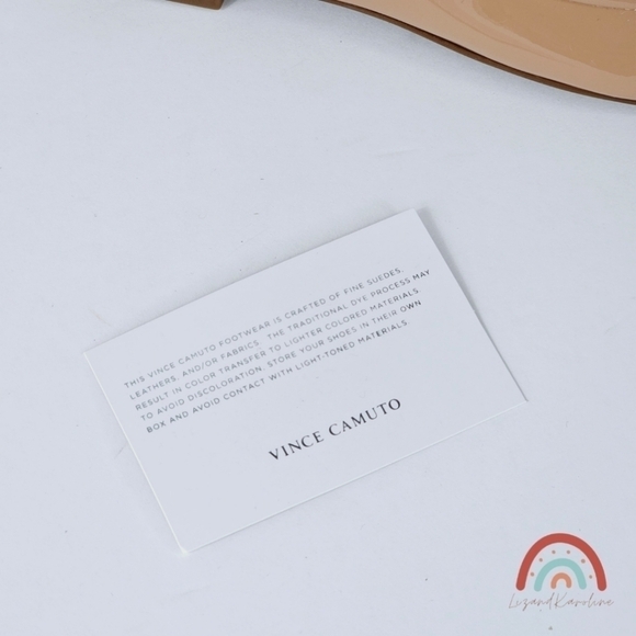 New! Vince Camuto Minndy Leather Ballet Flats - Picture 11 of 12